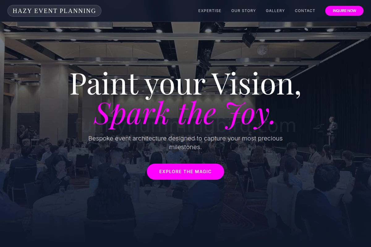 Hazy Event Planning